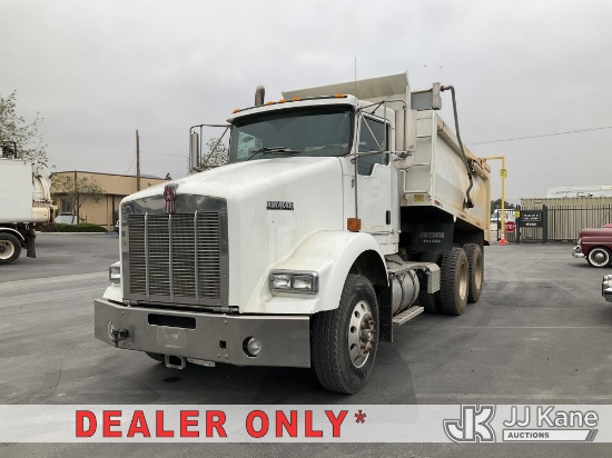 (Jurupa Valley, CA) 2005 Kenworth T800 Dump Truck Runs, Moves, & Dump Operates) (Check Engine Light 