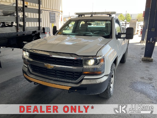 (Jurupa Valley, CA) 2018 Chevrolet Silverado 1500 4x4 Pickup Truck Runs & Moves, Check Engine Light