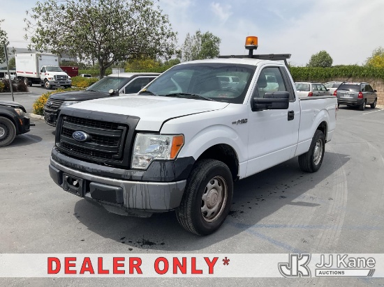 (Jurupa Valley, CA) 2014 Ford F-150 Pickup Truck Run & Moves) (Lift Gate Operates, Failed Drive Cycl