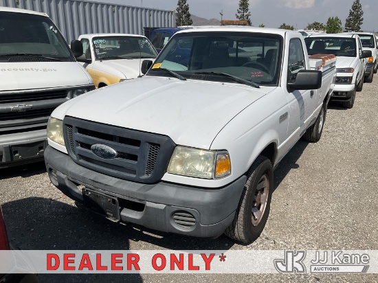 (Jurupa Valley, CA) 2009 Ford Ranger Pickup Truck Runs & Moves) (Failed Drive Cycle