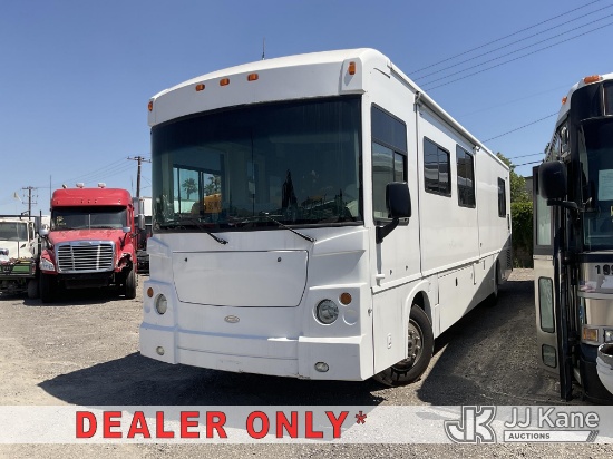 (Jurupa Valley, CA) 2007 Workhorse R26 RV Motor Home Not Running, Condition Unknown, Blown Motor