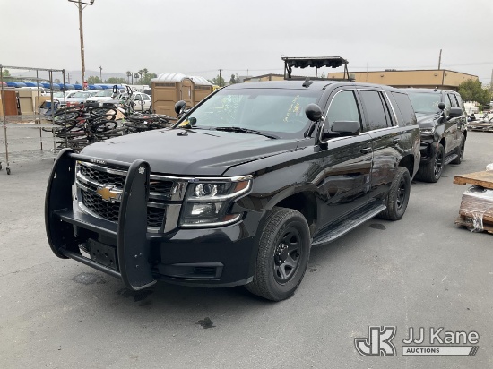 (Jurupa Valley, CA) 2019 Chevrolet Tahoe Police Package 4-Door Sport Utility Vehicle Runs & Moves