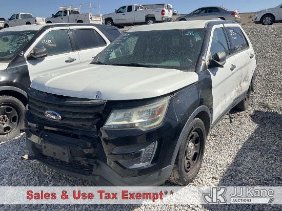 (Las Vegas, NV) 2016 Ford Explorer AWD Police Interceptor 4-Door Sport Utility Vehicle, Total Loss, 