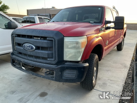 (Albuquerque, NM) 2011 Ford F250 4x4 Crew-Cab Pickup Truck No Keys, Not Running, Condition Unknown) 