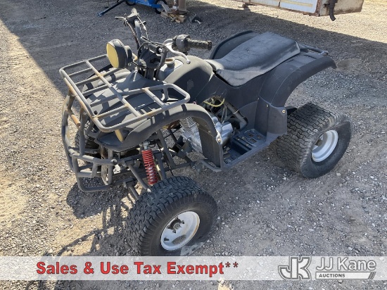 (Sparks, NV) 2013 Tao Tao ATA250 All-Terrain Vehicle Not Running, Condition Unknown, Bad Tires