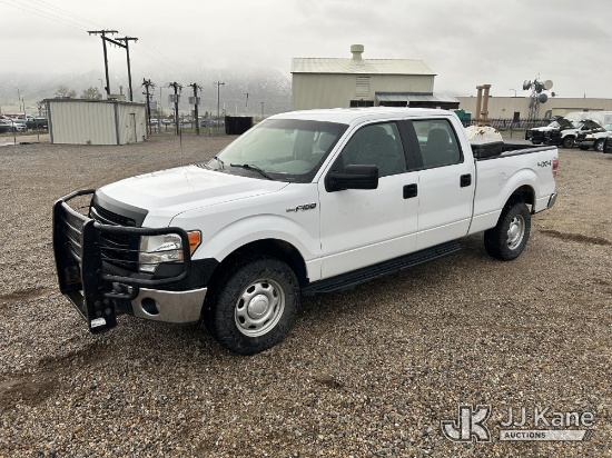 (Butte, MT) 2014 Ford F150 4x4 Crew-Cab Pickup Truck Runs & Moves) (Check Engine Light On) (Seller S