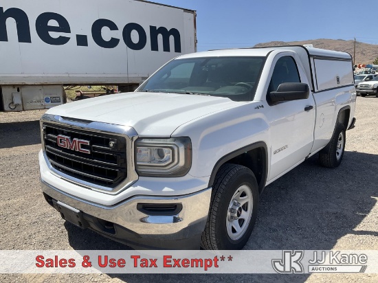 (Sparks, NV) 2016 GMC Sierra 1500 4x4 Pickup Truck Runs & Moves