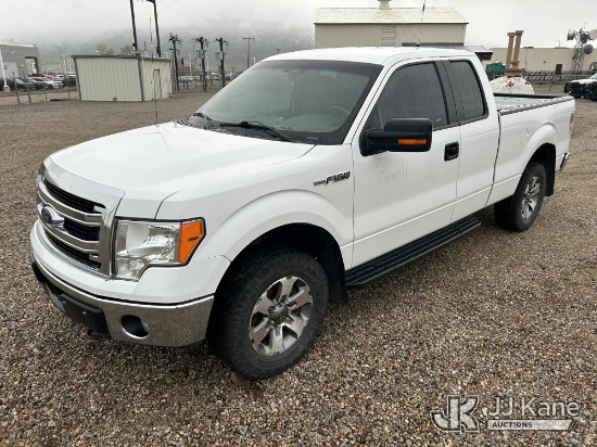 (Butte, MT) 2013 Ford F150 4x4 Extended-Cab Pickup Truck Runs & Moves) (Windshield Broken