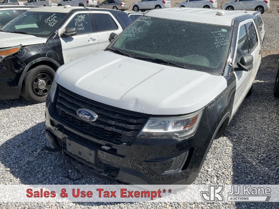 (Las Vegas, NV) 2018 Ford Explorer AWD Police Interceptor 4-Door Sport Utility Vehicle Runs & Moves)