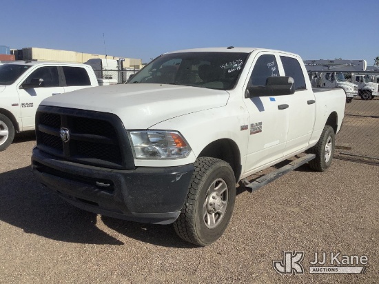 (Phoenix, AZ) 2018 Ram 2500 4X4 Crew-Cab Pickup Truck Not Running, Condition Unknown, Cranks