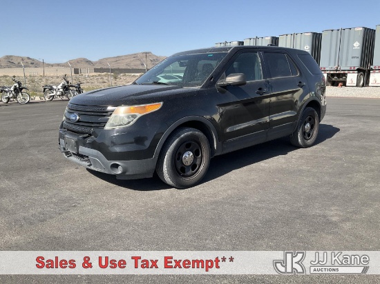 (Las Vegas, NV) 2015 Ford Explorer AWD Police Interceptor Sport Utility Vehicle Runs & Moves) (Paint
