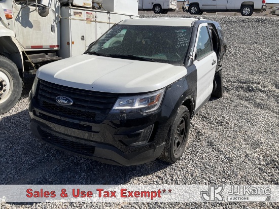 (Las Vegas, NV) 2016 Ford Explorer AWD Police Interceptor Sport Utility Vehicle Wrecked, Side Airbag