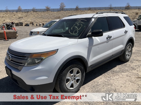 (Sparks, NV) 2013 Ford Explorer AWD 4-Door Sport Utility Vehicle Runs & Moves) (Jump to Start, Front