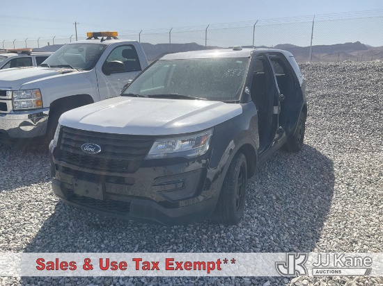 (Las Vegas, NV) 2018 Ford Explorer AWD Police Interceptor 4-Door Sport Utility Vehicle Not Running, 