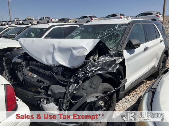 (Las Vegas, NV) 2021 Ford Explorer AWD Police Interceptor 4-Door Sport Utility Vehicle Not Running, 
