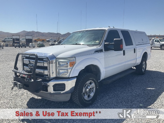 (Las Vegas, NV) 2011 Ford F350 SD 4x4 Crew-Cab Pickup Truck Runs & Moves) (Jump to Start, TPMS Light