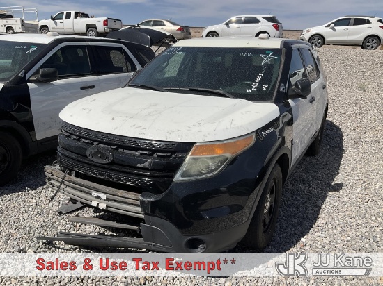 (Las Vegas, NV) 2015 Ford Explorer AWD Police Interceptor 4-Door Sport Utility Vehicle, Total Loss, 