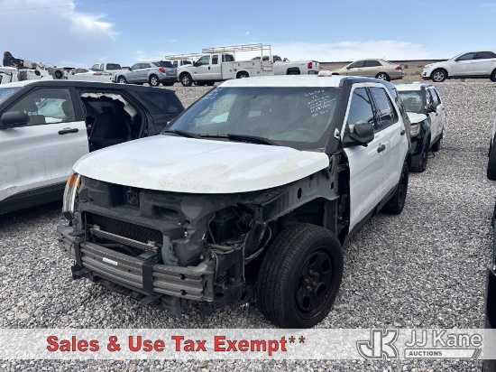 (Las Vegas, NV) 2015 Ford Explorer AWD Police Interceptor 4-Door Sport Utility Vehicle Wrecked, No K