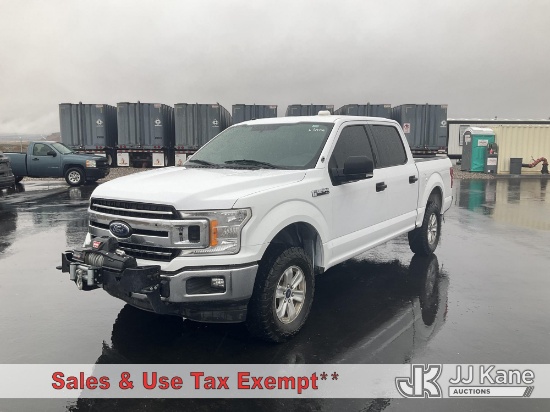 (Las Vegas, NV) 2018 Ford F150 4x4 Crew-Cab Pickup Truck Jump To Start, Runs & Moves) (TPMS Light On