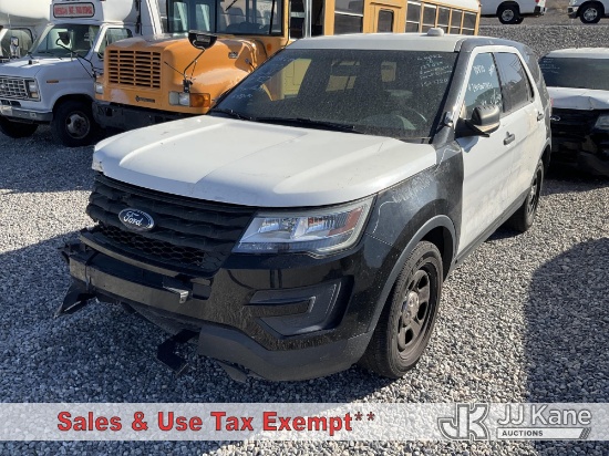 (Las Vegas, NV) 2016 Ford Explorer AWD Police Interceptor 4-Door Sport Utility Vehicle Runs & Moves)