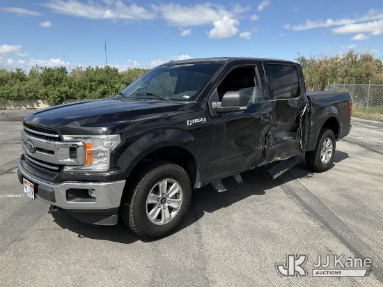 (Salt Lake City, UT) 2018 Ford F150 4x4 Crew-Cab Pickup Truck Runs & Moves) (Wrecked
