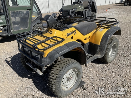 (Sparks, NV) 2000 Honda Foreman ES All-Terrain Vehicle Not Running, Condition Unknown