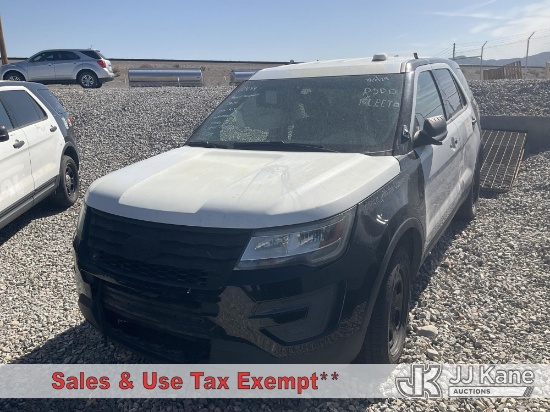 (Las Vegas, NV) 2016 Ford Explorer AWD Police Interceptor 4-Door Sport Utility Vehicle Wrecked) (Run