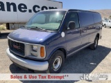 (Sparks, NV) 1997 GMC G2500 Cargo Van Runs & Moves) (Check Engine Light On, Body/Paint Damage