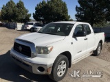 (Castle Rock, CO) 2008 Toyota Tundra 4x4 Crew-Cab Pickup Truck Runs & Moves) (Jump To Start, Mainten