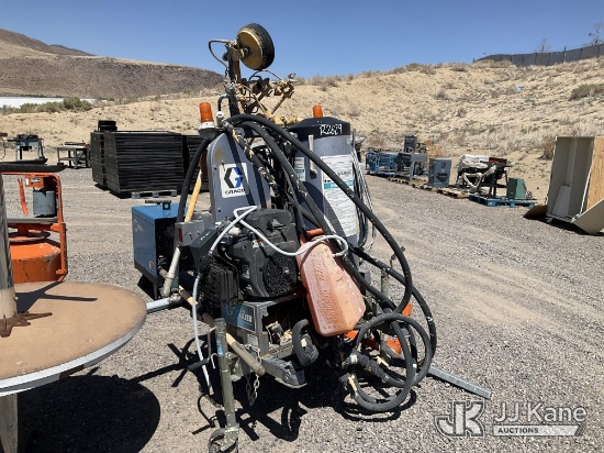 (Sparks, NV) Graco "Road Lazer" Striping Machine. (Condition Unknown) NOTE: This unit is being sold 