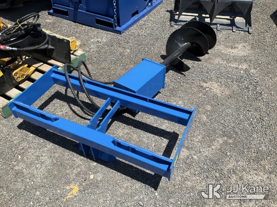 (Salt Lake City, UT) Skid Steer Auger Attachment NOTE: This unit is being sold AS IS/WHERE IS via Ti