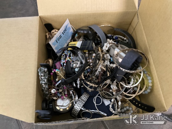 (Salt Lake City, UT) Box w/ Watches & Jewelry NOTE: This unit is being sold AS IS/WHERE IS via Timed
