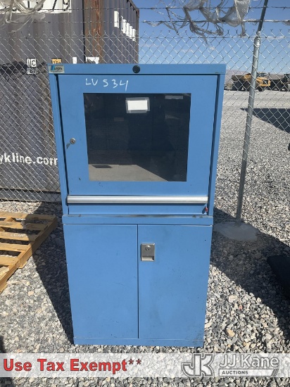 (Las Vegas, NV) Miscellaneous Blue Workspace Cabinet NOTE: This unit is being sold AS IS/WHERE IS vi