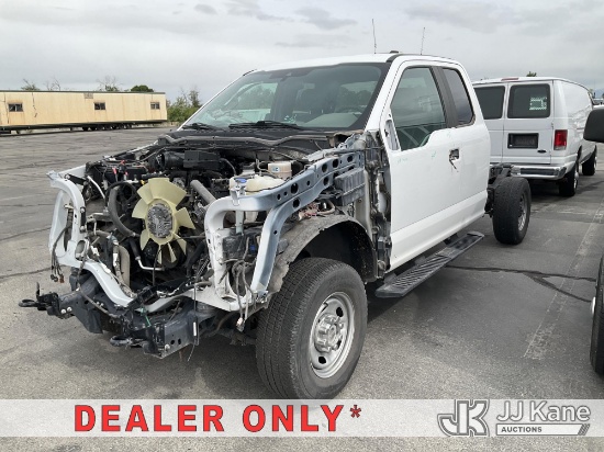 (Salt Lake City, UT) 2020 Ford F350 4x4 Cab & Chassis Not Running, Condition Unknown, Missing Body P