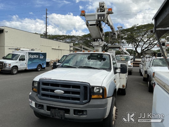 (Kaneohe, HI) Altec AT235, Articulating & Telescopic Non-Insulated Bucket Truck mounted behind cab o