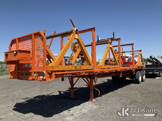 (Salt Lake City, UT) 1979 Wagner Smith RS-108X67-20 3-Position T/A Reel Trailer Towable