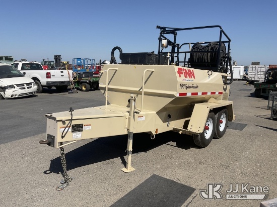 (Anderson, CA) 2023 Finn HydroSeeder T90T-45 Landscape Trailer, Trailer Mounted Runs,moves, operates