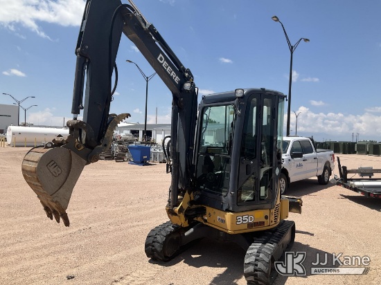 (Colorado Springs, CO) 2012 John Deere 35D Mini Hydraulic Excavator Runs & Operates.