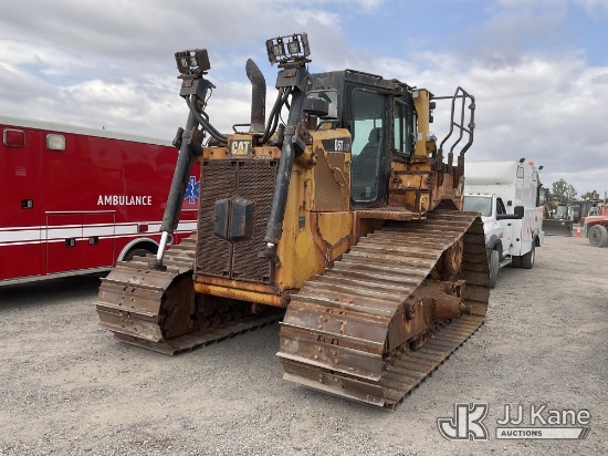 (Jurupa Valley, CA) 2018 Caterpillar D-6 Crawler Loader Runs & Operates) (Rust Damage, Blade Not Att
