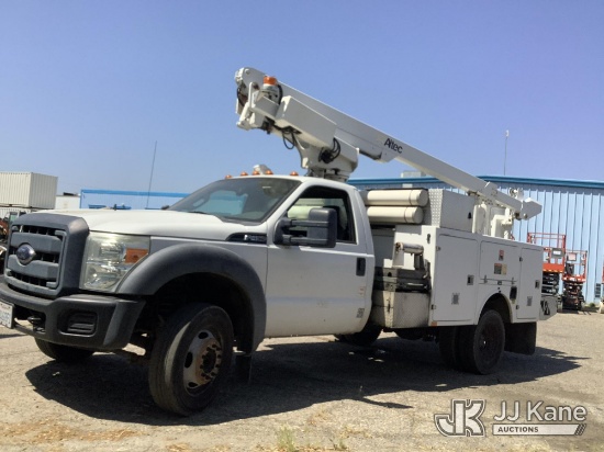(Fresno, CA) Altec AT200A, Articulating & Telescopic Non-Insulated Bucket Truck mounted behind cab o