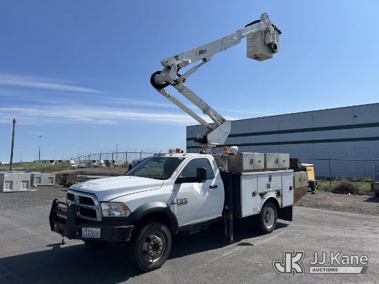 (Post Falls, ID) Altec AT37G, Articulating & Telescopic Bucket Truck mounted behind cab on 2016 RAM 