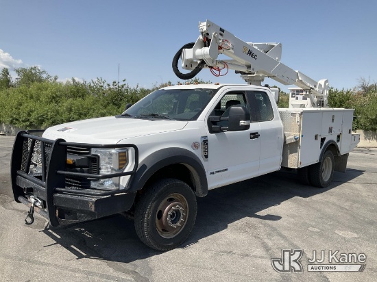 (Salt Lake City, UT) Altec AT37G, Articulating & Telescopic Bucket mounted behind cab on 2019 Ford F