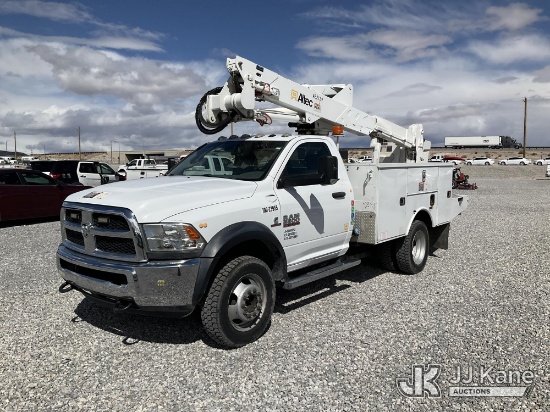 (Las Vegas, NV) Altec AT37G, Articulating & Telescopic Bucket Truck mounted behind cab on 2016 RAM 5