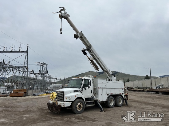 (Missoula, MT) altec D2045ABC, Digger Derrick corner mounted on 2007 Freightliner M2 106 T/A Utility