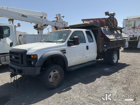 (Salt Lake City, UT) 2009 Ford F550 4x4 Dump Truck Not Running, Condition Unknown