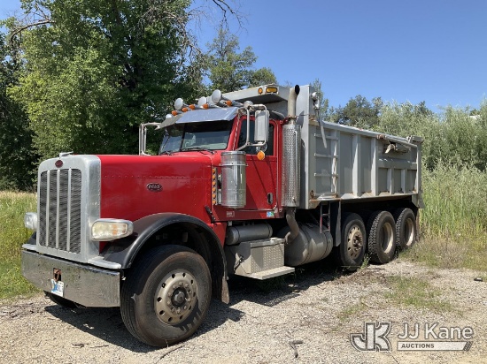 (Anderson, CA) 2009 Peterbilt 388 T/A Dump Truck Runs & Moves) (Seller States: Check Engine Light On