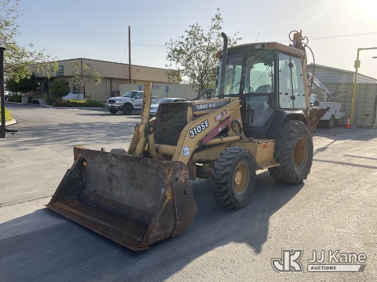 (Jurupa Valley, CA) 2000 John Deere 310SE Tractor Loader Backhoe Runs & Moves) (Bad Starter, Rust Da