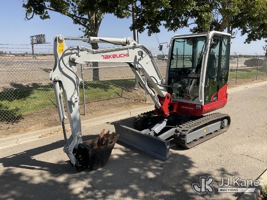 (Dixon, CA) 2023 Takeuchi TL235-2 Mini Hydraulic Excavator Runs, Moves & Operates