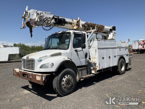(Salt Lake City, UT) Altec DC47-TR, Digger Derrick rear mounted on 2013 Freightliner M2 106 4X4 Serv