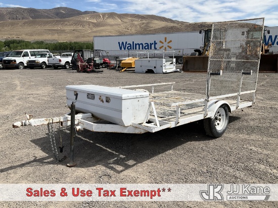 (Sparks, NV) Homemade Utility Trailer (No Title) NOTE: This unit is being sold AS IS/WHERE IS via Ti